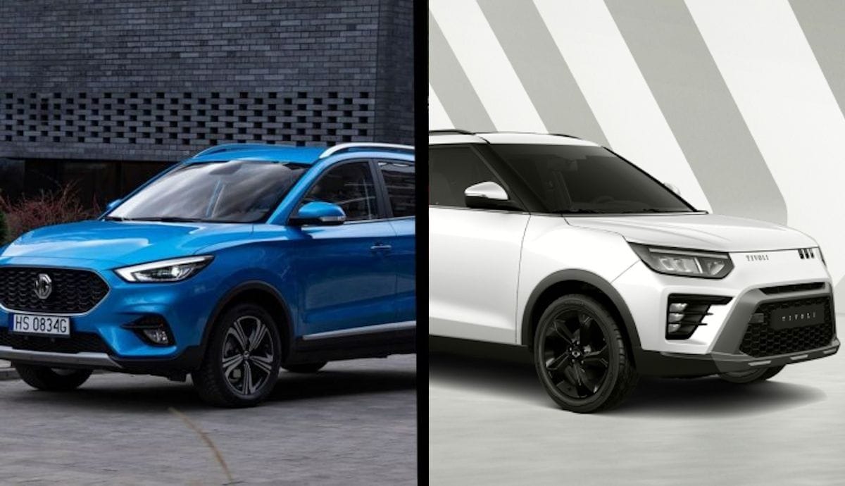MG ZS contre KGM Tivoli : Duel des SUV phares, le champion des ventes face à une redoutable alternative.