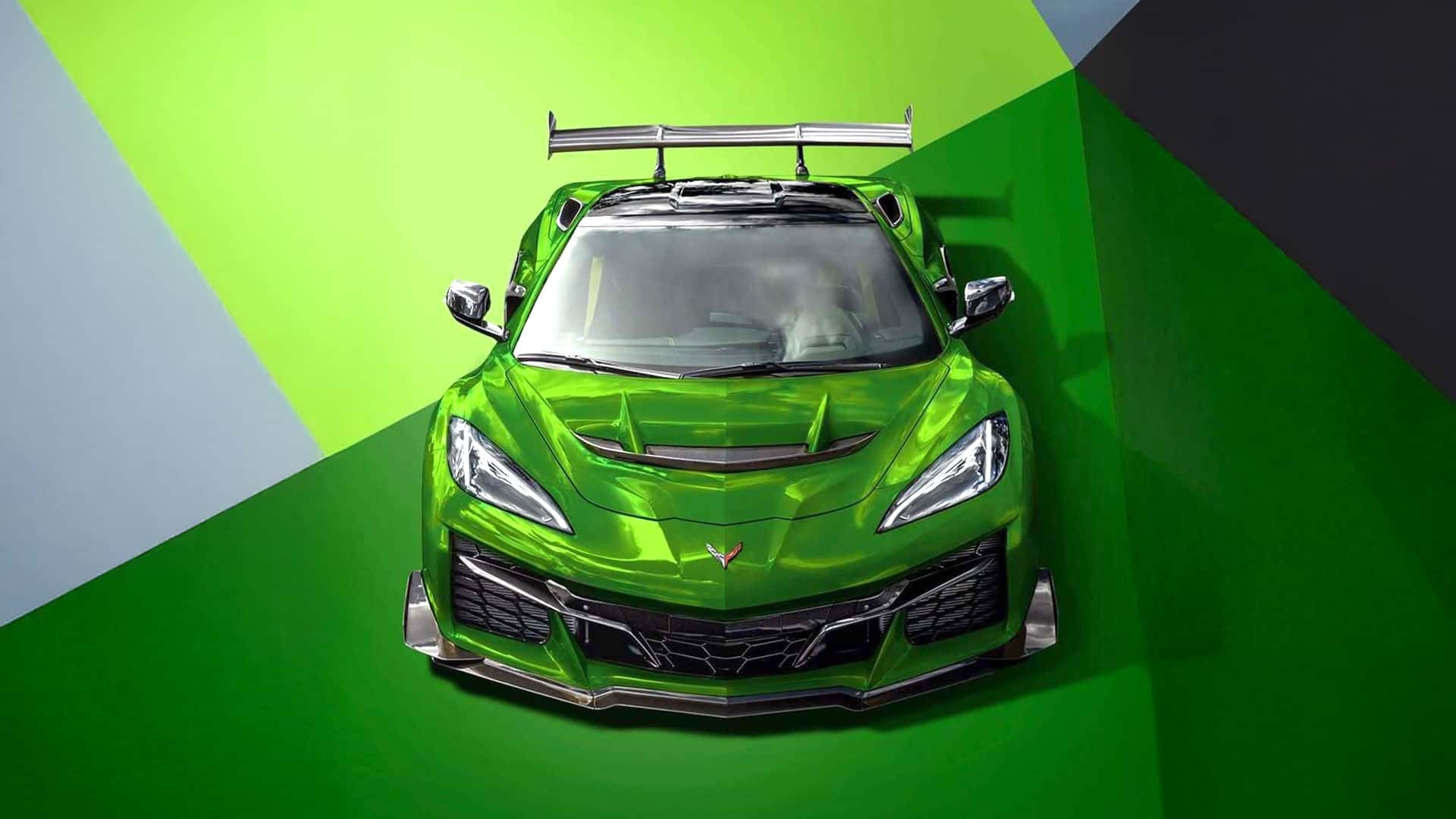 La Corvette C8 Se Dote d'une Nouvelle Teinte Éblouissante : le Vert.