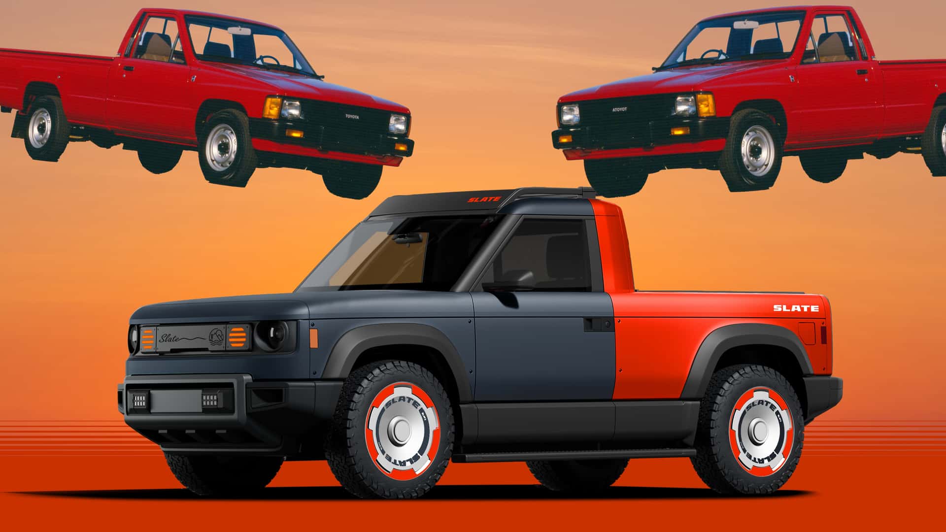 Le camion Slate est bien plus petit que vous ne l'imaginez.