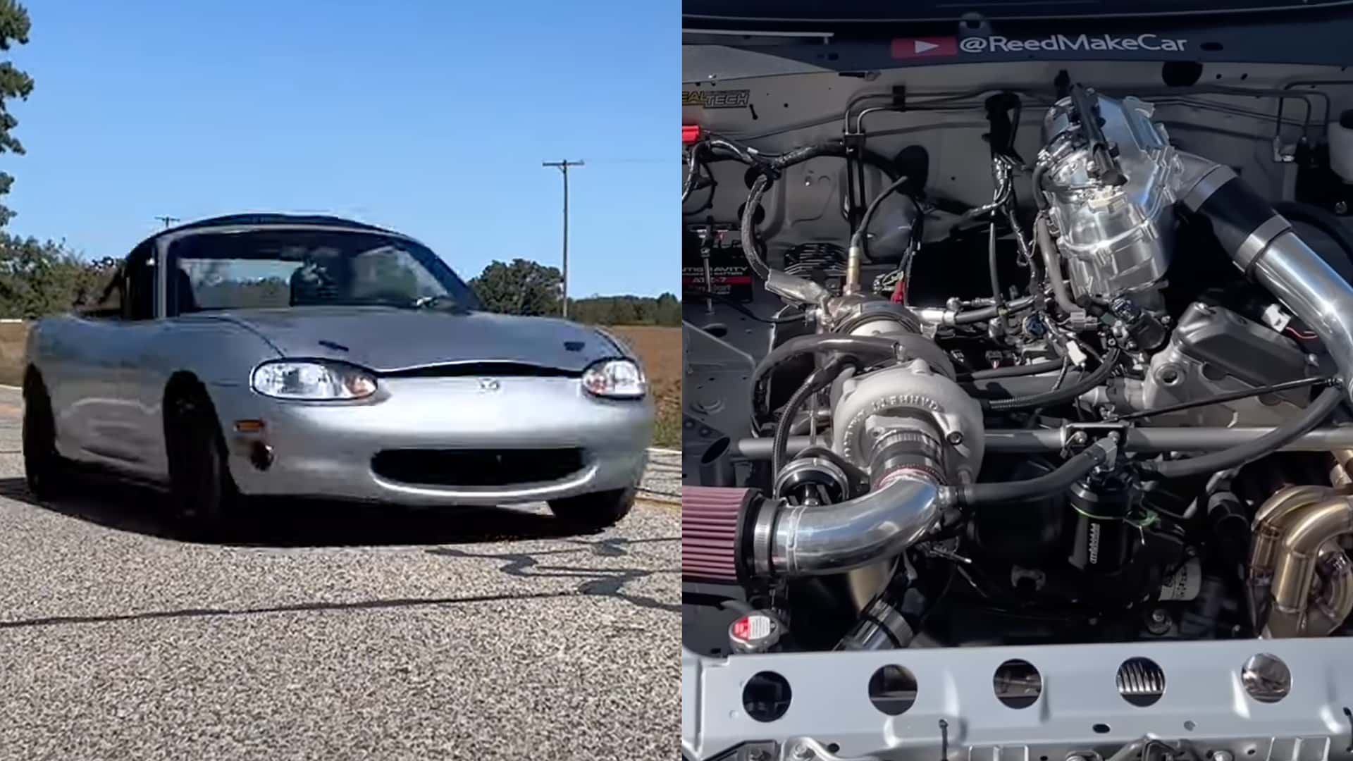 Un moteur de Superbike transformé : le Miata gainé d'un turbo offre une expérience sonore époustouflante.