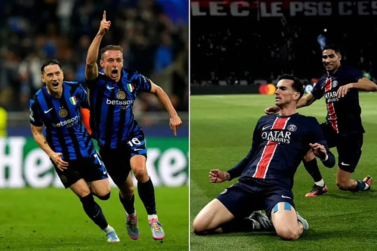 Combien de titres en Ligue des Champions possèdent l'Inter Milan et le PSG ?