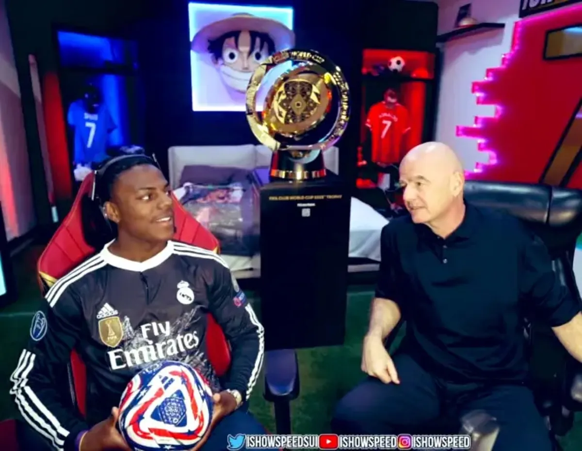 IShowSpeed enflammé par la révélation d'Infantino : "Cristiano pourrait participer au Mondial des Clubs, des négociations sont en cours".
