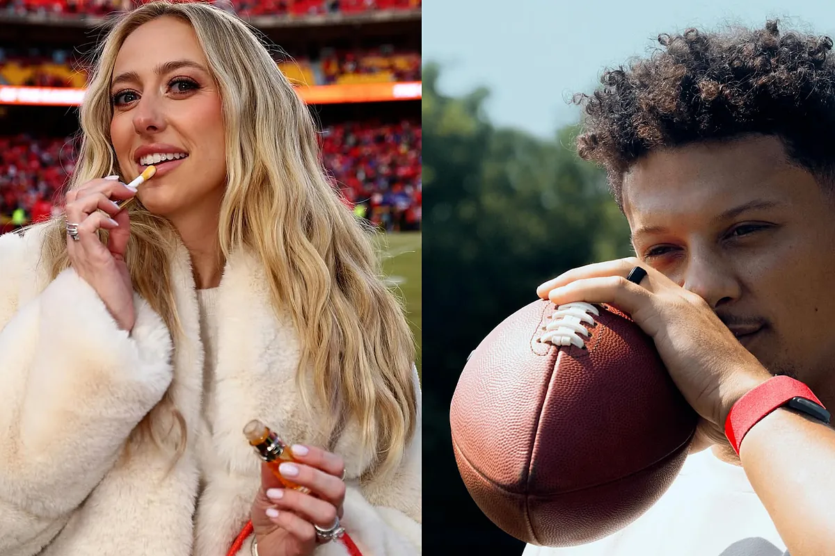 La vidéo de Brittany Mahomes tentant de passer en dribble Patrick Mahomes fait le buzz.