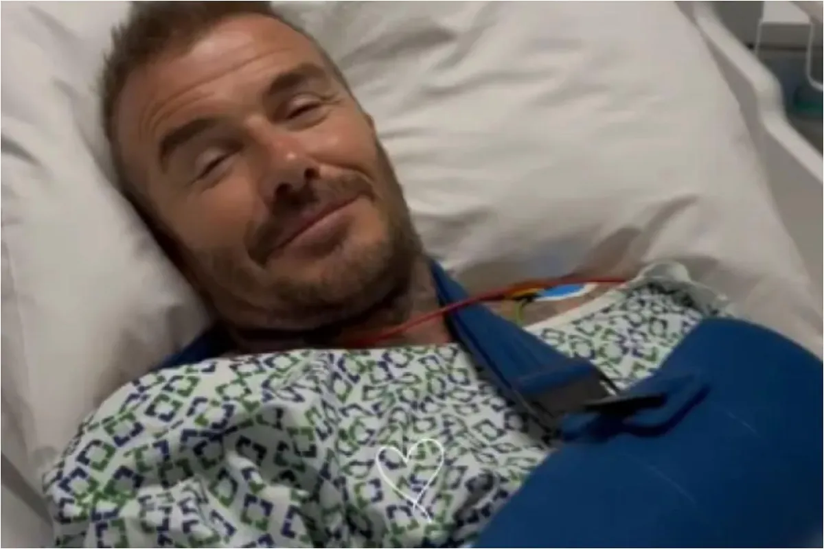 Une photo de David Beckham à l'hôpital, partagée par Victoria, suscite l'inquiétude de ses fans.