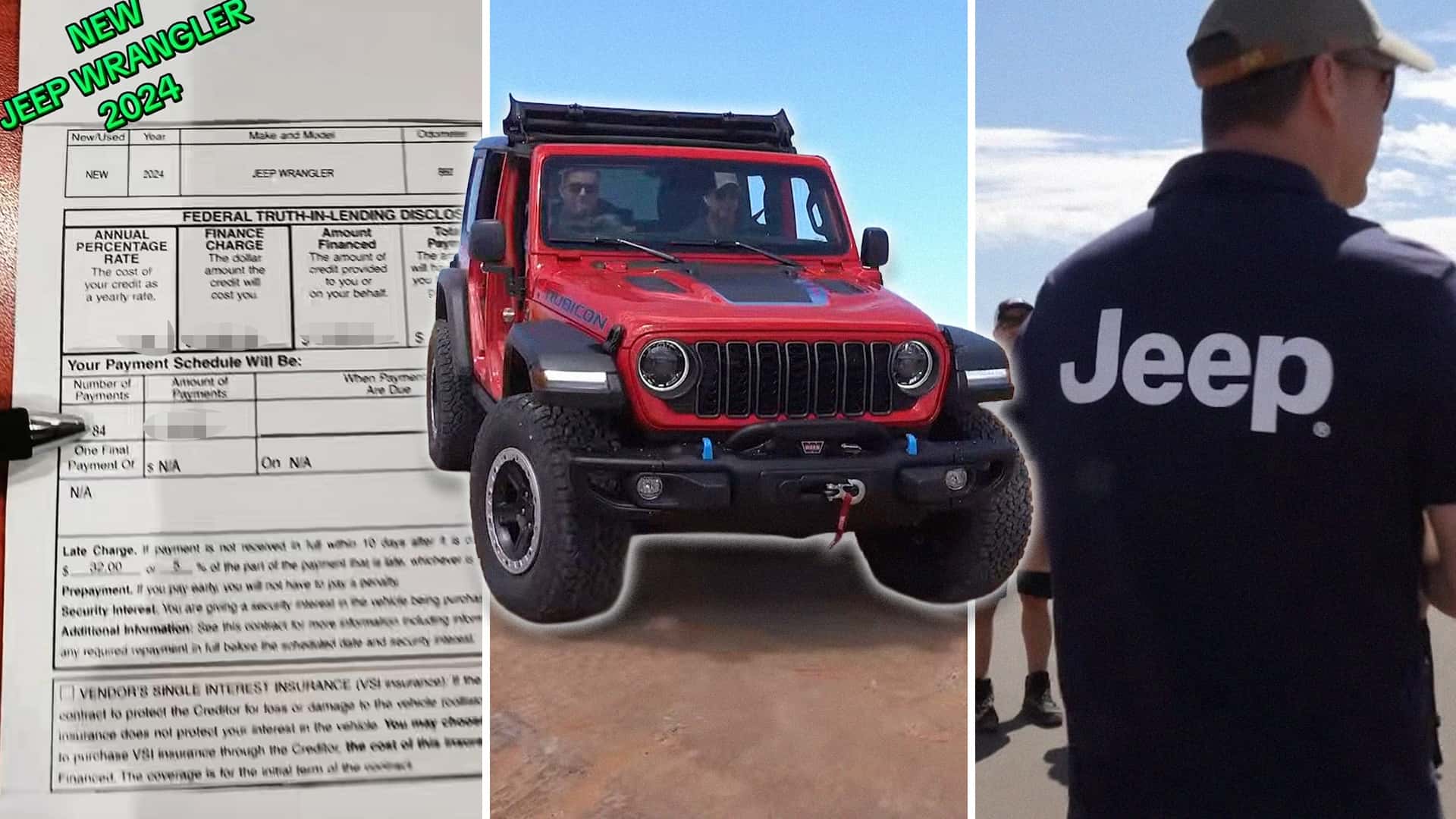 « Cela devrait être illégal : un client obtient un crédit pour une Jeep Wrangler 2024, mais un expert révèle la vérité sur le financement. »
