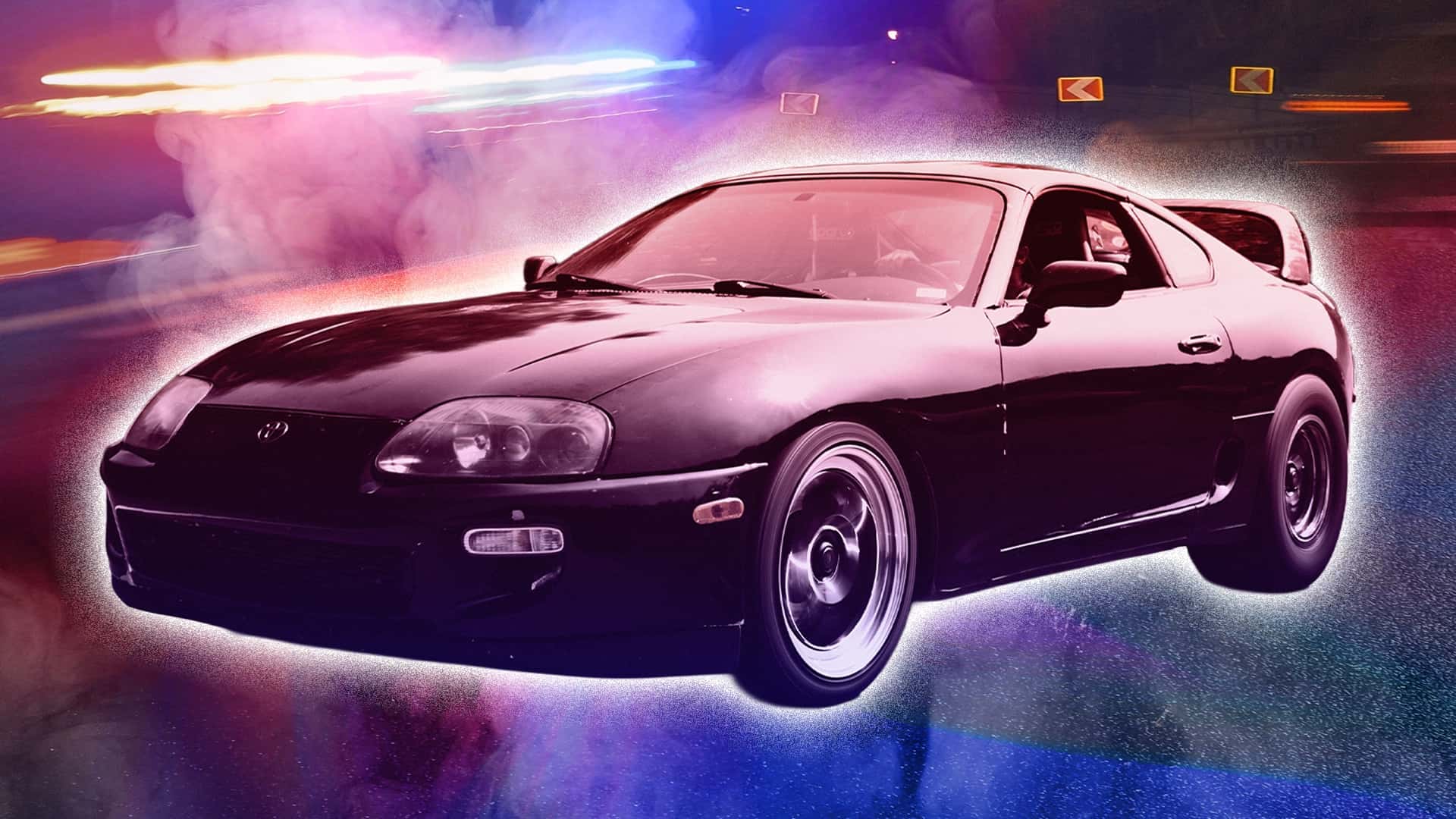 « Excès de Vitesse : Une MK4 Toyota Supra Échappe à la Police sur Autoroute avant un PIT Maneuver Spectaculaire d'un Agent »