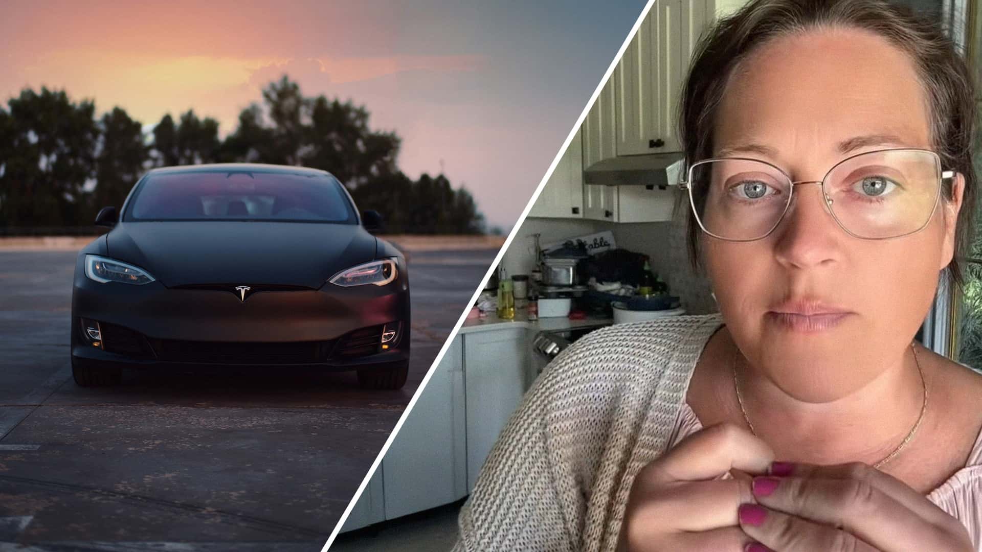 « Totalement hors d'usage : Une femme découvre une petite fissure sur le toit de sa Tesla, mais la surprise vient de l'intérieur »