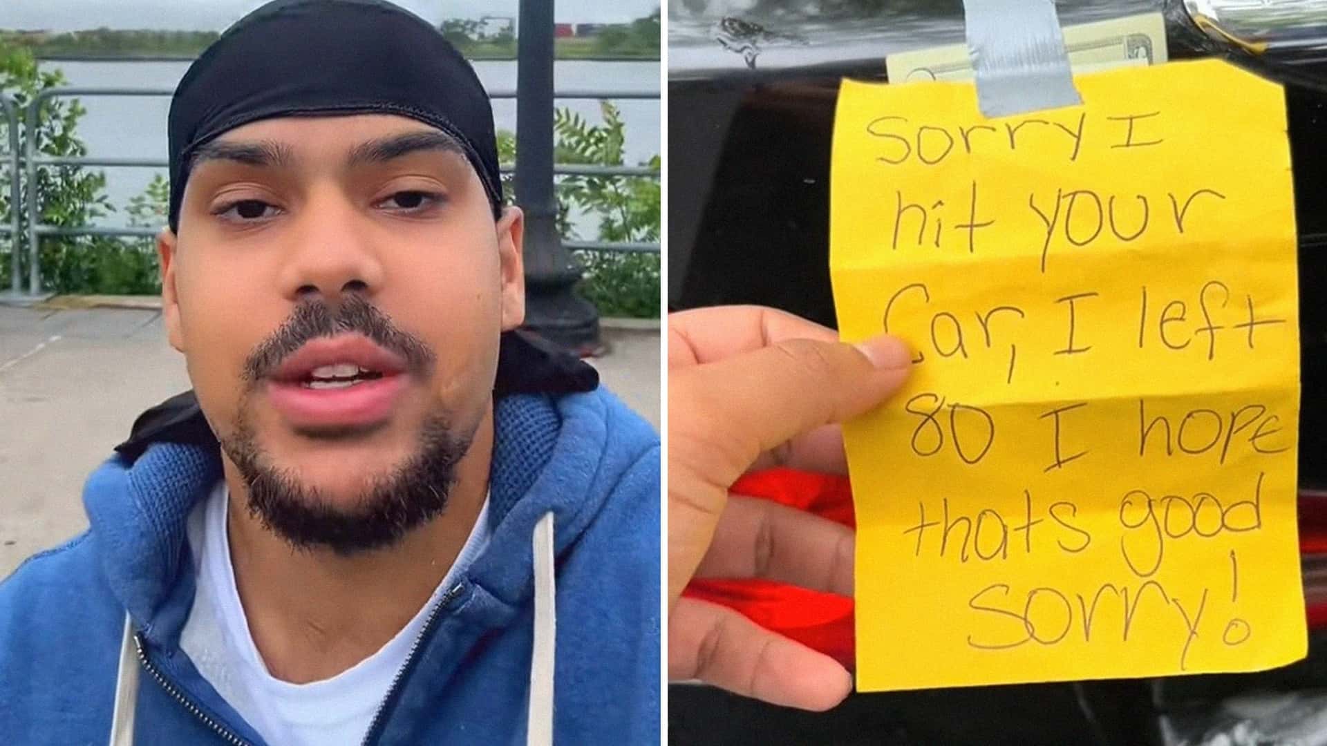 « Un conducteur new-yorkais heurte une voiture, laisse un mot et 80 dollars : la surprise du propriétaire face aux dégâts »