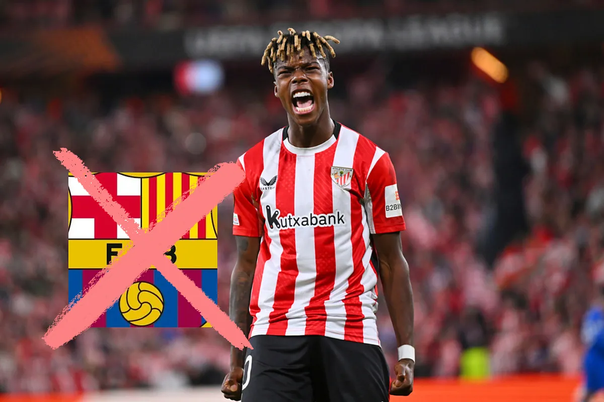 Nico Williams refuse Barcelone et prolonge son contrat avec l'Athletic jusqu'en 2035.