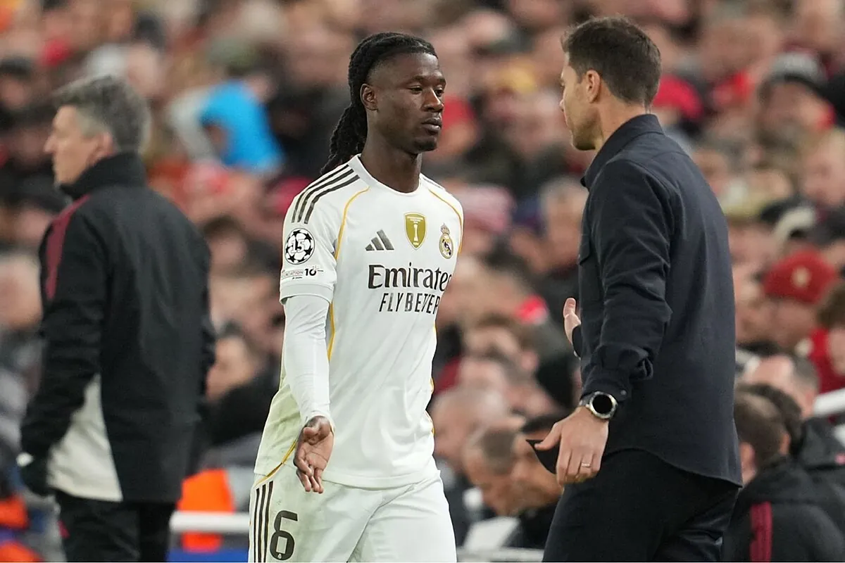 Camavinga dément avoir discuté avec Vinicius.