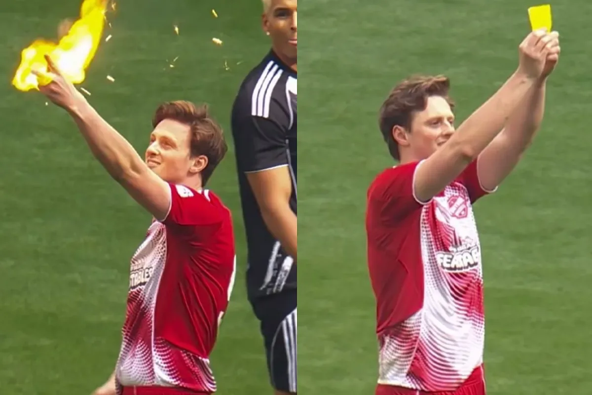 Max Fosh éblouit lors d'un match de charité devant des milliers de spectateurs.