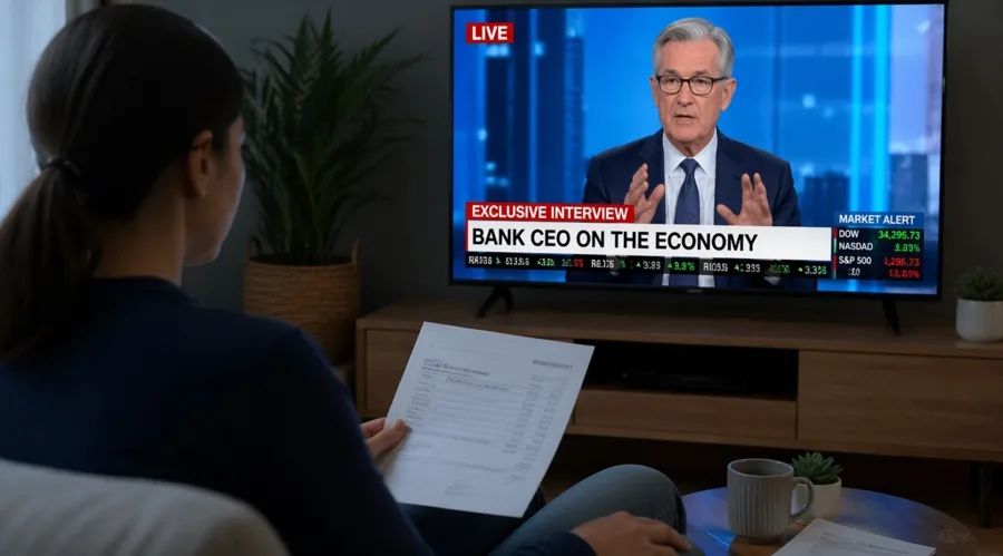 Pourquoi un « entretien télévisé » avec le PDG d'une banque pourrait vider vos économies.