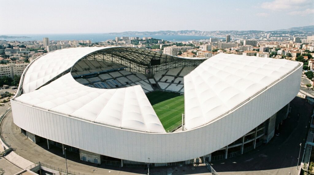 Le Stade Vélodrome de Marseille, enceinte de l'Olympique de Marseille